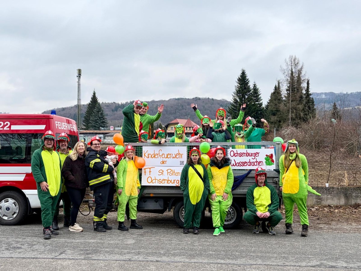 Ochsenburger Wasserdrachen beim&nbsp;Faschingsumzug